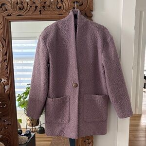 Simons Lavender Teddy Jacket